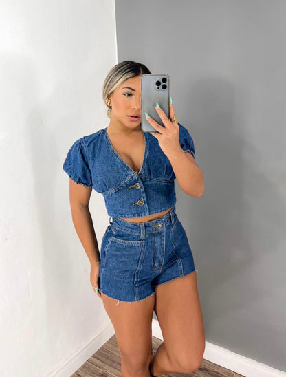 Conjunto Jeans Otávia